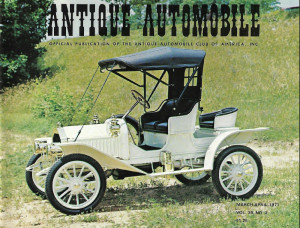 ANTIQUE AUTOMOBILE 1971 MAR - '09 BUICK ROADSTER, '24 BUICK, '06 CADILLACS